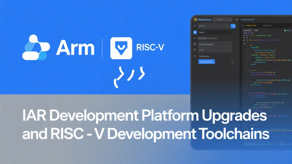 IAR Development Platform Upgrades Arm and RISC-V Development Toolchains to Accelerate Modern Embedded System Development