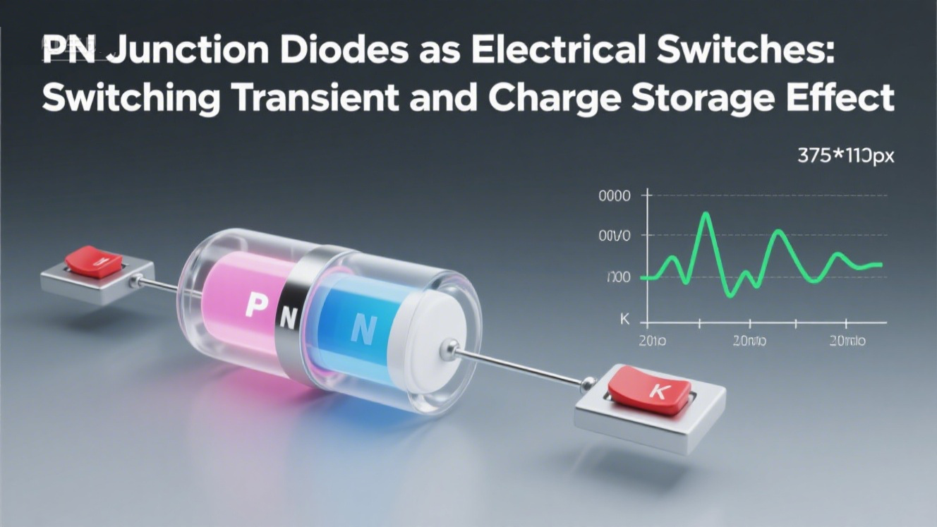 PN Junction Diodes as Electronic Switches: Charge Storage Effect & Reverse Recovery Time Impact