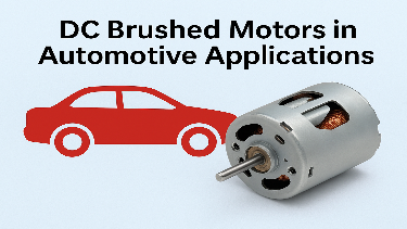 Application of DC brushed motors in automobiles